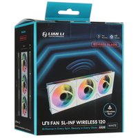 Комплект реверсных вентиляторов LIAN LI UNI FAN SL-INF WIRELESS 120 Reversed Blade [G99.12RSLIN1W3W.R0] белый