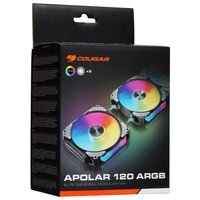 Комплект вентиляторов Cougar APOLAR 120 ARGB [CF-APR12HB3-RGB] черный