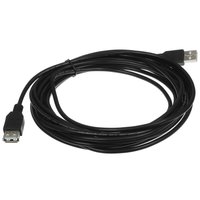Кабель DEXP USB Type-A - USB Type-A черный 5 м