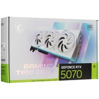 Видеокарта MSI GeForce RTX 5070 GAMING TRIO WHITE OC [RTX 5070 12G GAMING TRIO OC WHITE]