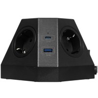 Сетевой фильтр AGNI TP-VH4U5E-PD2-2m-black черный