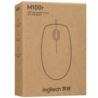 Мышь проводная Logitech M100r [910-005006] черный