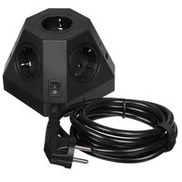 Сетевой фильтр AGNI TP-VH4U5E-PD2-2m-black черный