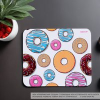 Коврик DEXP OM-XS Donuts (XS) разноцветный