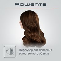 Фен Rowenta Motion Dry CV5707F0 черный/золотистый