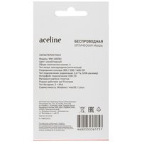 Мышь беспроводная Aceline WM-4001BU  черный