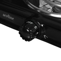 Плита компактная электрическая Aceline CS-010b-H черный