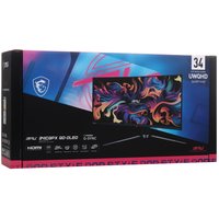 34" Монитор MSI MPG 341CQPX QD-OLED черный