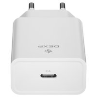 Сетевое зарядное устройство DEXP IET25CD белый