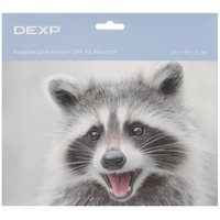 Коврик DEXP Racoon OM-XS (XS) разноцветный