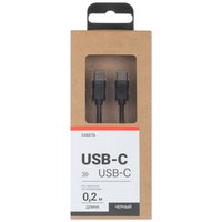 Кабель Aceline USB Type-C - USB Type-C черный