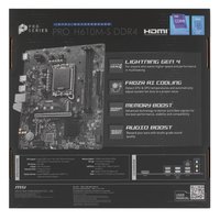 Материнская плата MSI PRO H610M-S DDR4