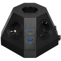 Сетевой фильтр AGNI TP-VH4U5E-PD2-2m-black черный