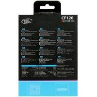 Комплект вентиляторов DEEPCOOL CF120 [DP-FA-RGB-CF120-3] черный