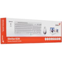 Klaviatura+sichqoncha  simli  Genius SlimStar 8230 oq
