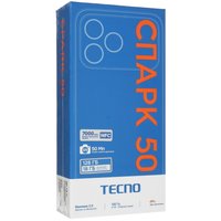 6.78" Смартфон Tecno SPARK 50 128 ГБ синий