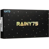 Клавиатура  проводная + беспроводная WOBKEY Rainy75 цвет голубой