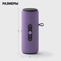 Умная портативная колонка Яндекс Станция Стрит, фиолетовый