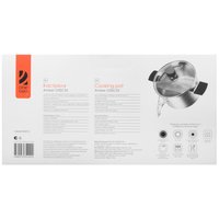 Кастрюля OneTwo Amber O3SC55 5.5 л 24 см серебристый