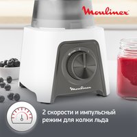 Блендер стационарный MOULINEX LM2C0110 белый