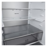 Холодильник с морозильником   LG GC-B640FEKM бежевый
