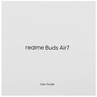 Наушники TWS Realme Buds Air 7  черный 2025