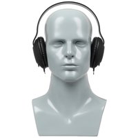 Wired headphones Aceline AH-300 black 2021