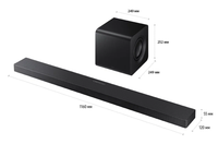 Саундбар Samsung HW-QS700F черный