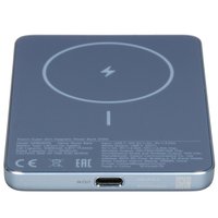 Портативный аккумулятор Xiaomi Super Slim Magnetic Power Bank 5000 голубой