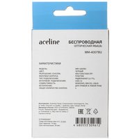 Мышь беспроводная Aceline WM-4007BU  черный