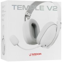 Беспроводные/проводные наушники ARDOR GAMING Temple V2  белый 2025