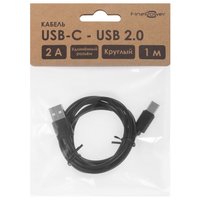 Кабель FinePower USB Type-C - USB Type-A черный 1 м