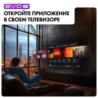 43" (109 sm) Televizor EVO TV 43 QLED kulrang