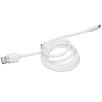 Кабель KEYRON USB Type-C - USB Type-A белый 1 м