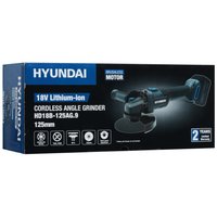 Angle grinder Hyundai HD18B-125AG.9 18V One for All  , No Charger, No Battery