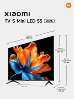 55" (139 см) Телевизор Xiaomi TV S Mini LED 55 2026 черный