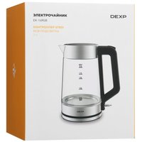 Электр чайнек DEXP EK-16RGB серебристый