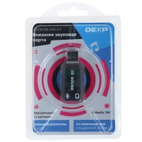 Внешняя USB аудиоадаптер DEXP 3D