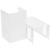 Вытяжка наклонная DEXP SC50W-650 белый/белый