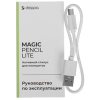 Стилус Deppa Magic Pencil Lite универсальный белый