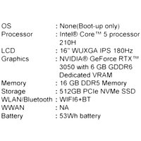 16" Ноутбук Acer Nitro Lite NL16-71G-590Q белый