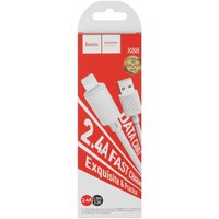 Кабель Hoco Lightning 8-pin - USB Type-A белый 1 м