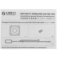 Вентилятор LIAN LI UNI FAN TL WIRELESS LCD 140 [G99.14TLLCD1W1W.R0] белый