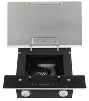 Вытяжка наклонная Haier HVX-W672GBX черный/серебристый