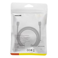 Кабель Baseus USB Type-C - USB Type-C черный 1 м