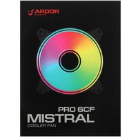 Вентилятор ARDOR GAMING Mistral PRO 6CF ARGB  черный