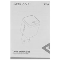 Сетевое зарядное устройство ACEFAST A136 черный