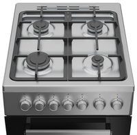 Комбинированная плита Indesit ISG5F1HX серебристый
