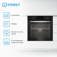Electric Oven Indesit IFE 3644 J BL black