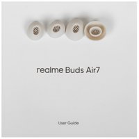 Наушники TWS Realme Buds Air 7  серебристый 2025